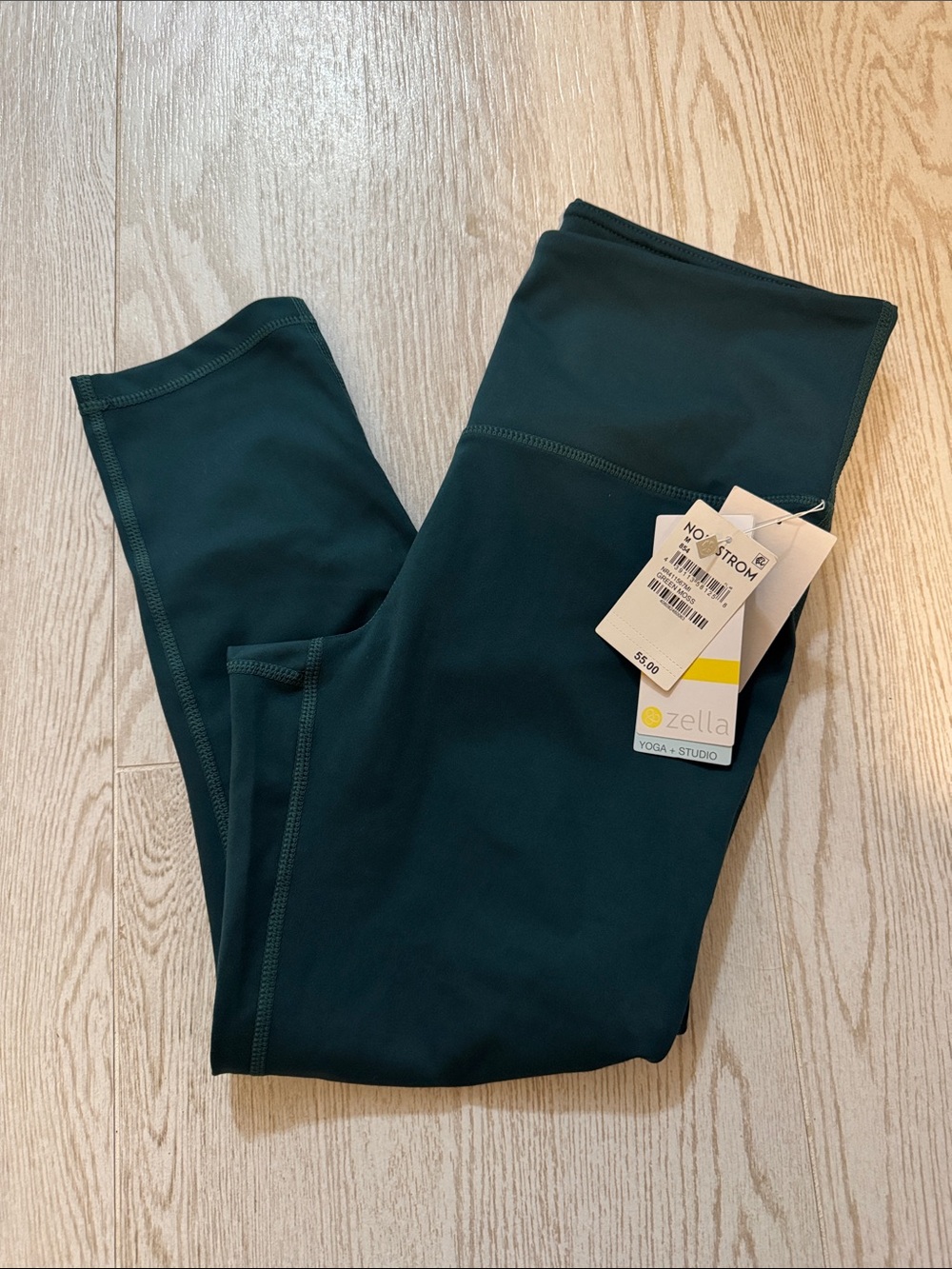 Zella Moss Green Stretch Leggings
